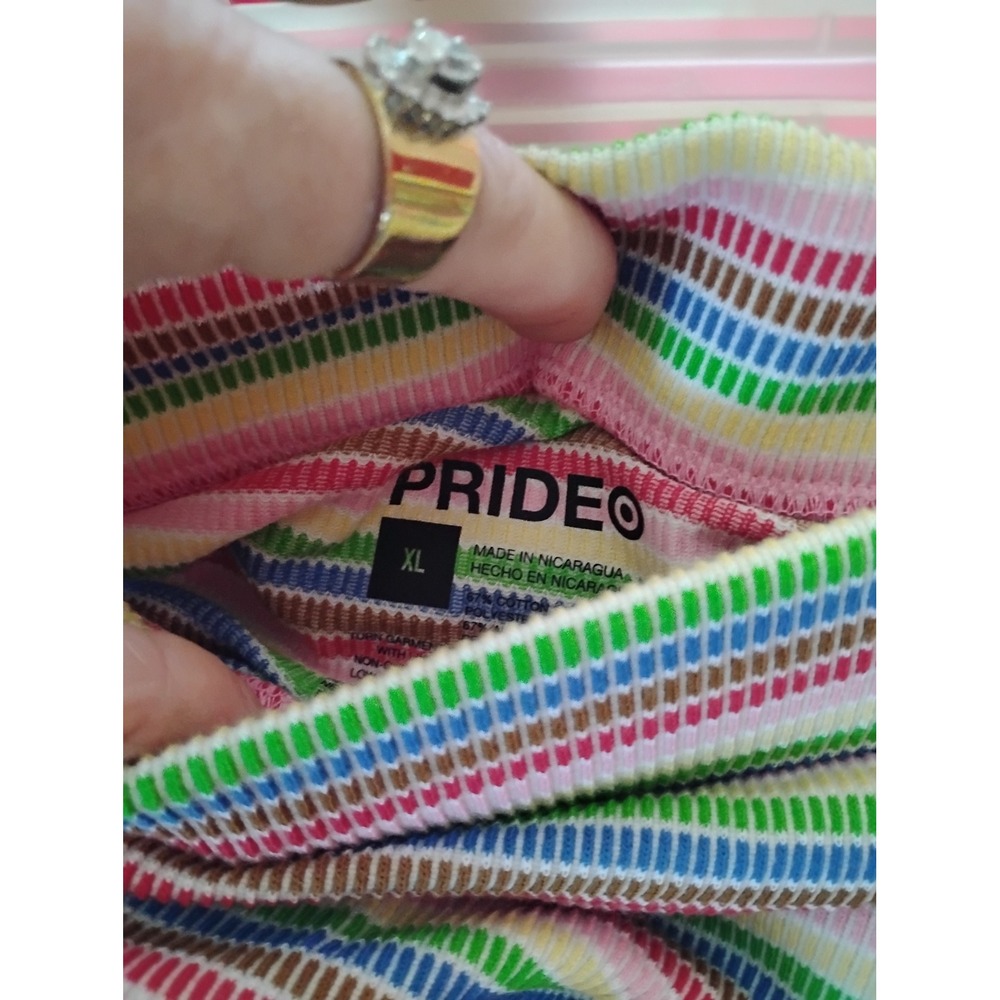 Pride Target Multicolor Rouched Skirt Size XL - Picture 5 of 5